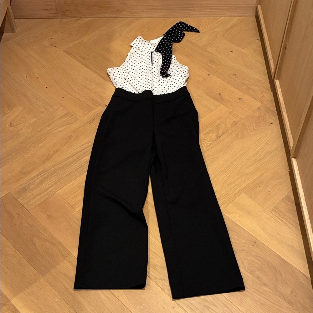 White House Black Market Polka Dot Jumpsuit